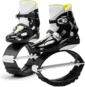 Kangaroo Jump Shoes Unisex Exercise Bouncing Shoe, 35-43 EU High Bounce Moon Shoes Adjustable Fit Anti Gravity Fitness Running Boots