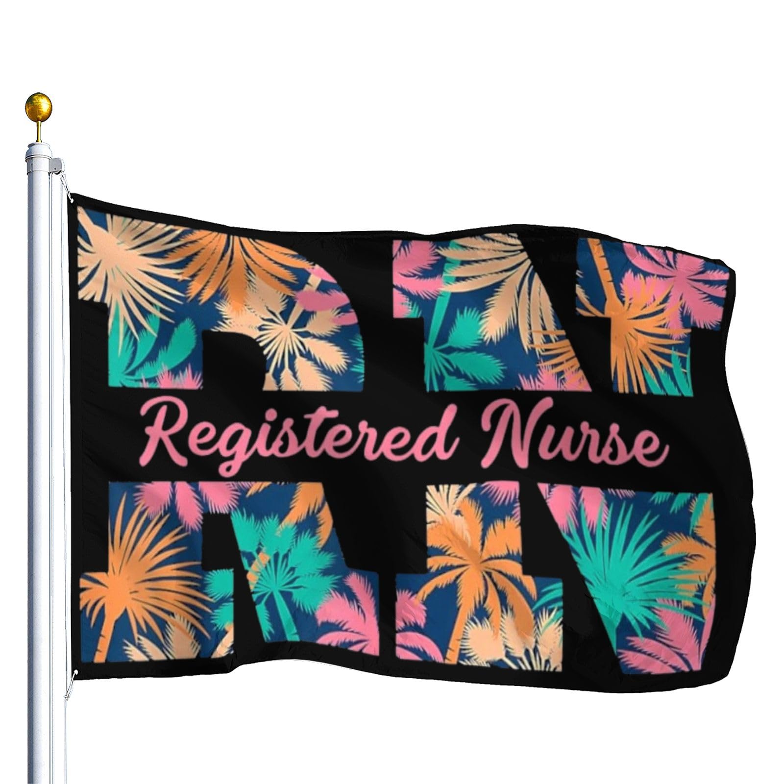 Bandera de balcón de enfermera para eventos tropicales y ornamentación de terrazas en primavera