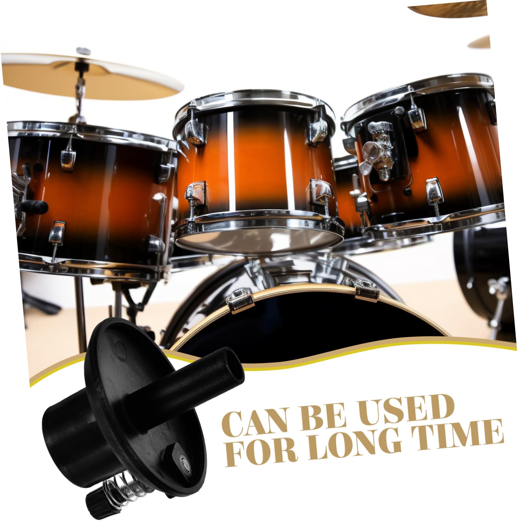 Supporto Per Piatti Hi-Hat Per Batteria - Base In Nero 6.5x5.5cm - Foto 4