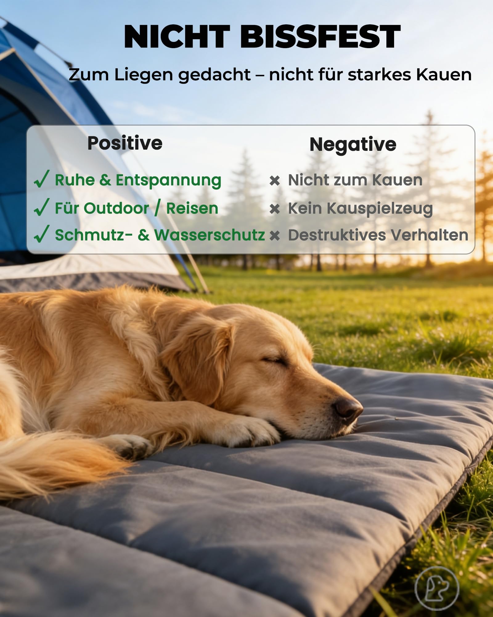 Hundedecke für unterwegs wasserdicht – rutschfeste Hundematte 110×68 cm, waschbar Hundebett – Outdoor, Reise & Auto‑Kofferraum Komfortkissen für Hunde & Katzen (Grau)