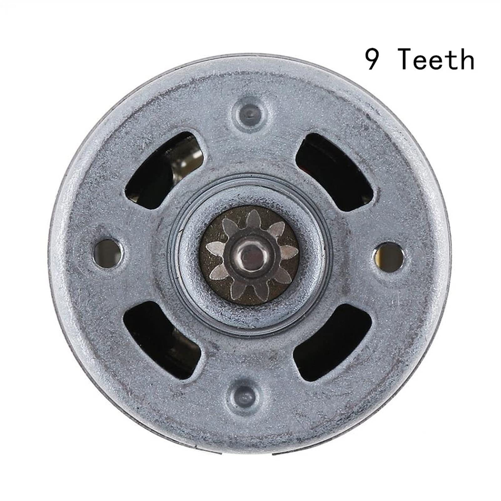 PYouo-DC silnik wiertarko-wkrętarki, 1 2 V 16,8 V 21 V 25 V 19500 RPM, silnik RS550 DC, wysoki moment obrotowy silnik DC, dwubiegowy 9/12 zębów (prędkość (RPM) : 9 zębów 16,8 V)