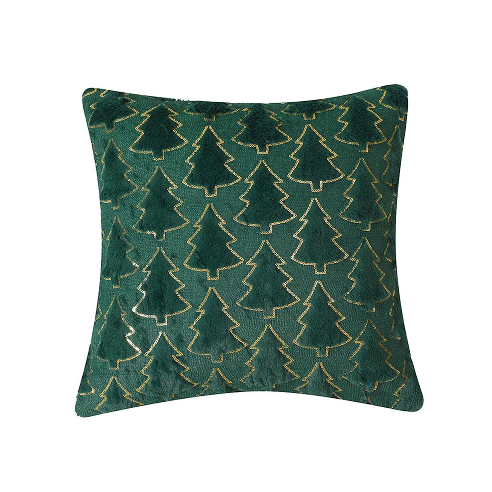 Hsioluted Multipurpose Christmas Pillow Covers Christmas Throw Pillows Covers for Home Room Sofa Couch Decoration Throw Pillow Case