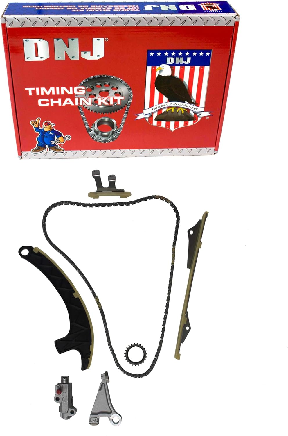 DNJ TK4528 Timing Chain Kit for 2018-2022 Honda Accord Civic CR-V 1.5L L4 16V DOHC 1497cc