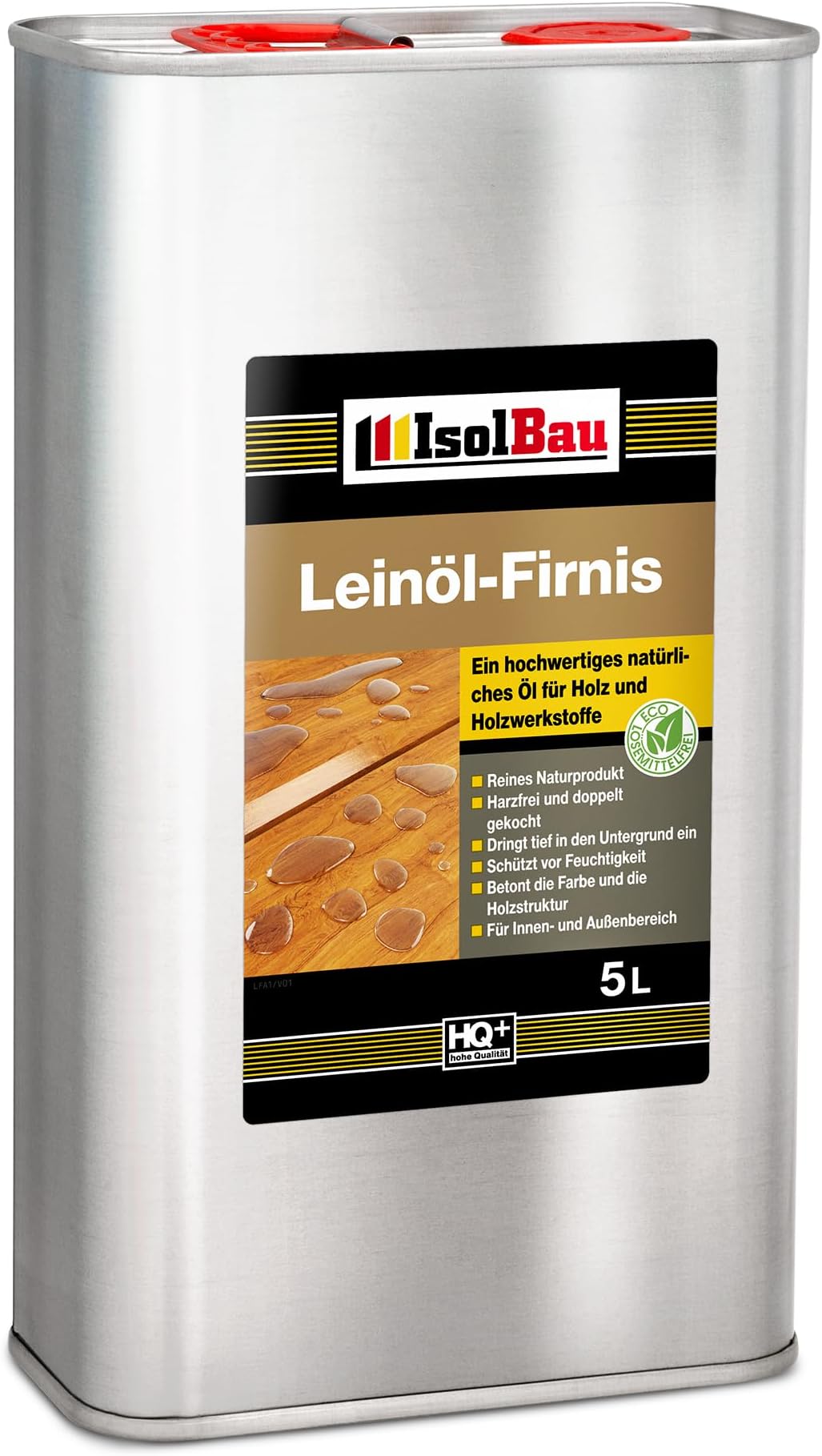 Huile de lin doublement bouillie 5 l de vernis protecteur pour le bois Naturelle Amazon.fr