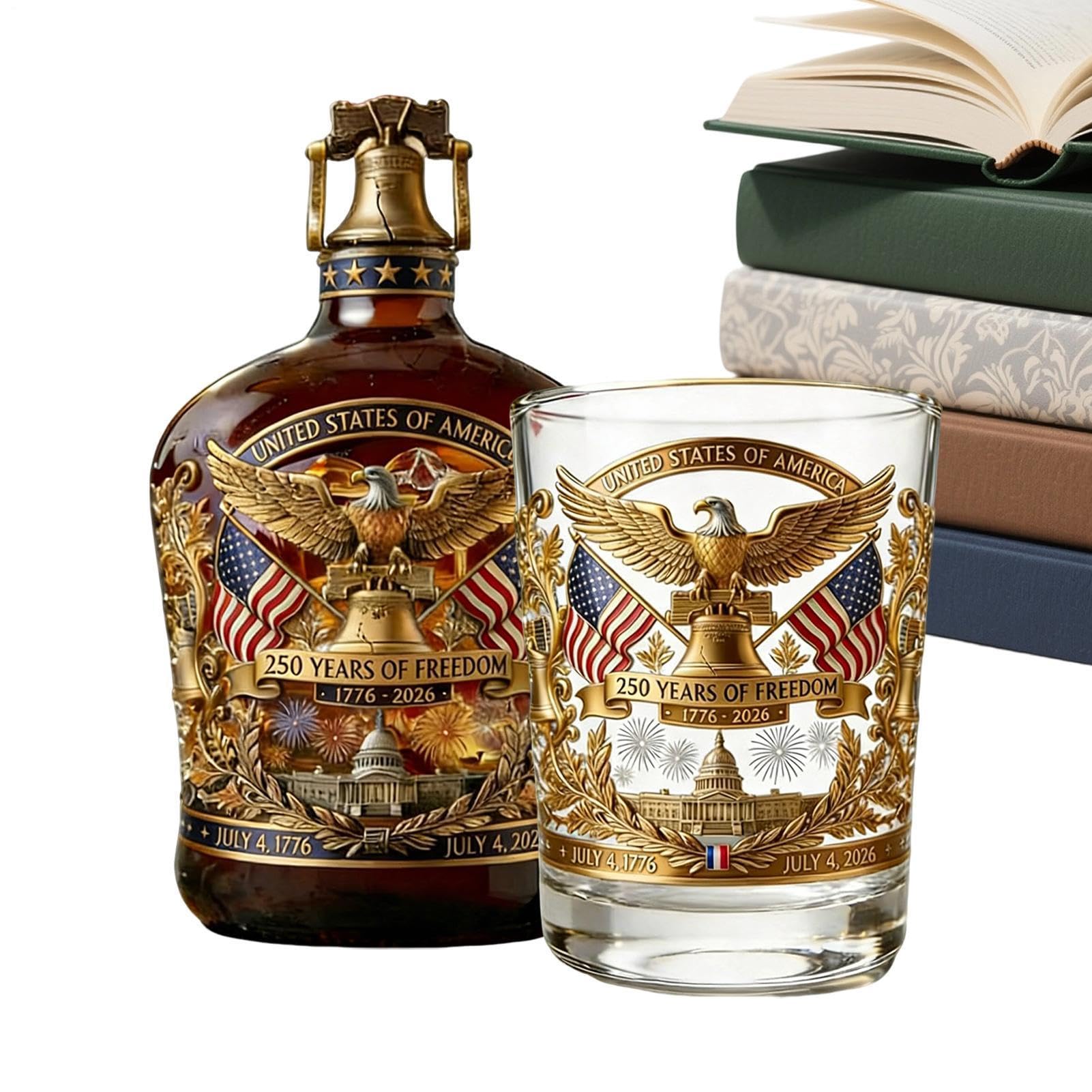 Bouteille de whisky 1776-2026 : le cadeau idéal pour anciens combattants