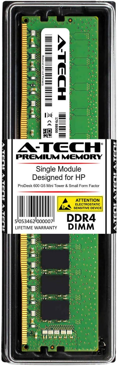 A-Tech 16GB RAM for HP ProDesk 600 G5 Mini Tower & Small Form Factor | DDR4 2666 DIMM PC4-21300 1.2V 288-Pin Memory Upgrade Module
