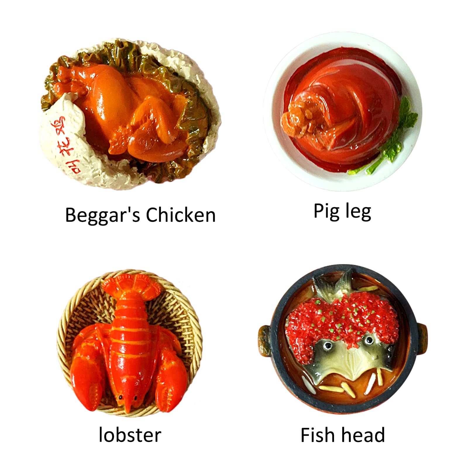 Aimant De Réfrigérateur 3D En Résine Fait à La Main En Forme De Pingouin De L'Antarctique - Décoration Pour La Maison Et La Cuisine