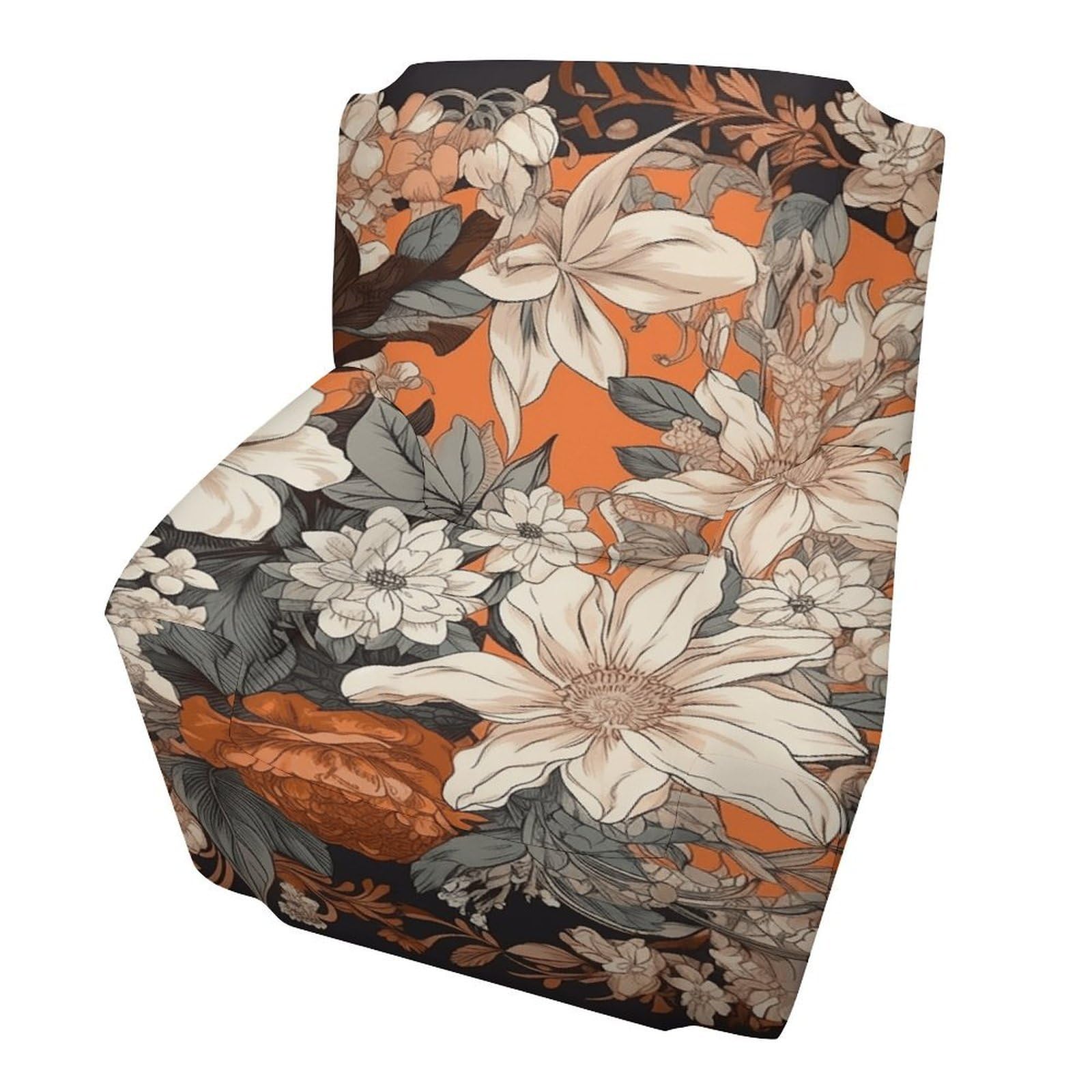 Fekiloot Style Orange And White Couch Cover Sofa Cover Sofa Slipcover