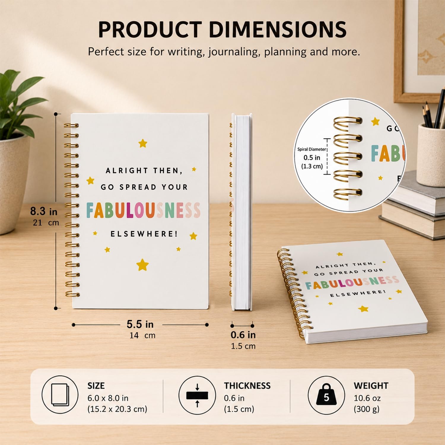Coworker Leaving Gift Notebook Funny Farewell Journal for Women image 4