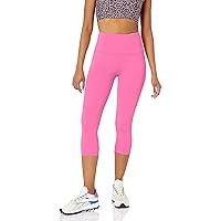 Amazon Essentials Leggings Capri Sportivi Modellanti per Allenamento a Vita Alta (Disponibili)