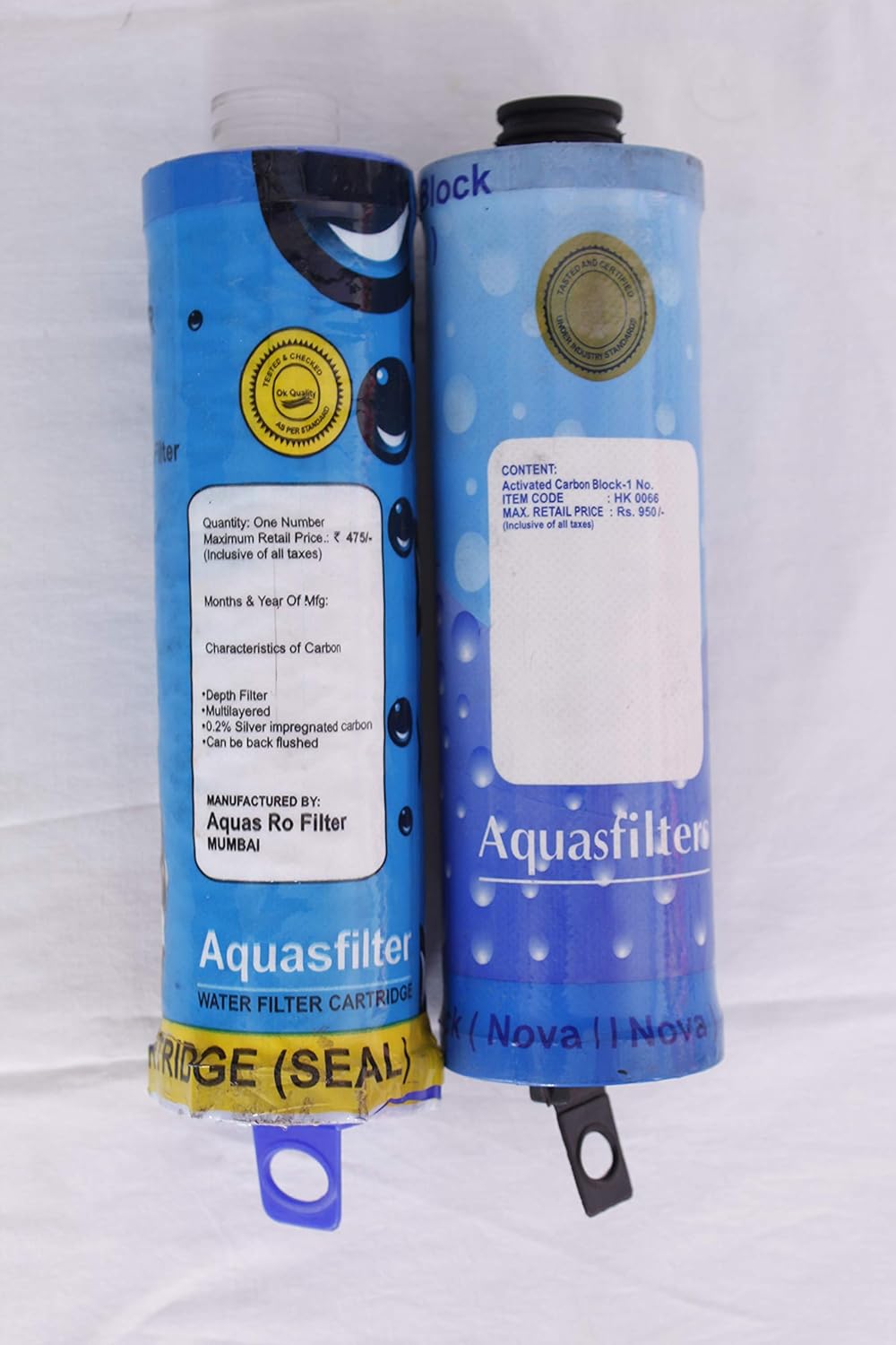 ABT Carbon Block & Threaded PP Filter/10'' Prefilter Cartridge for