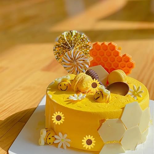 Miniatura 5 de Moldes de silicona para fondant de girasol para decoración de tartas, decoración de cupcakes, caramelo y goma de mascar de chocolate, arcilla