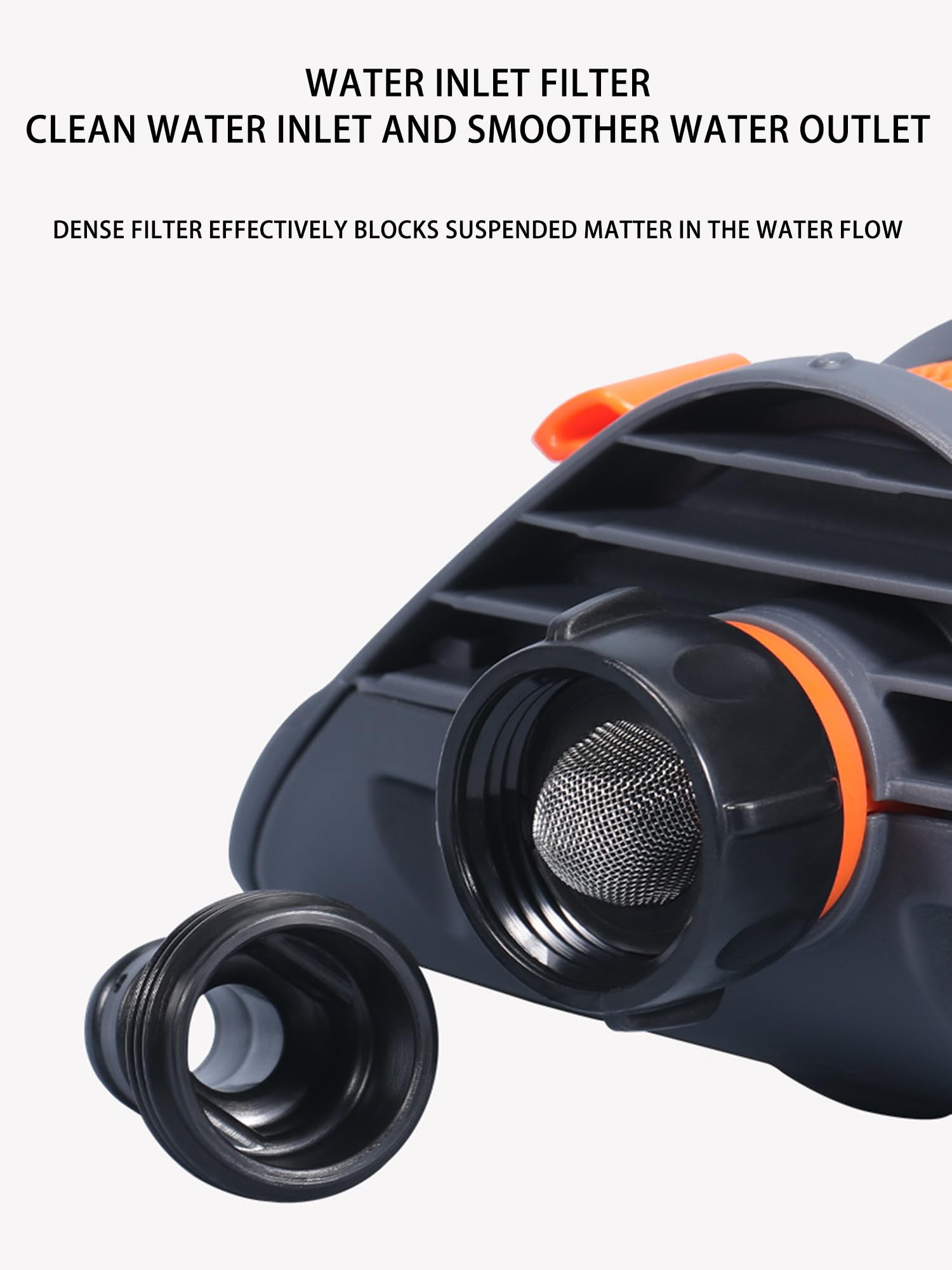 Oszillierender Sprinkler Verstellbarer, Rasensprenger mit automatischer Oszillation und 360°-Drehung Filter, Mehrfarbig, for den Garten