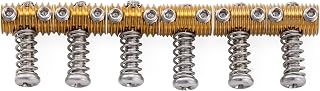 Musiclily Ultra 11mm ブラス製 ヴィンテージブリッジサドル ニッケルネジ(3粗目+3細目)