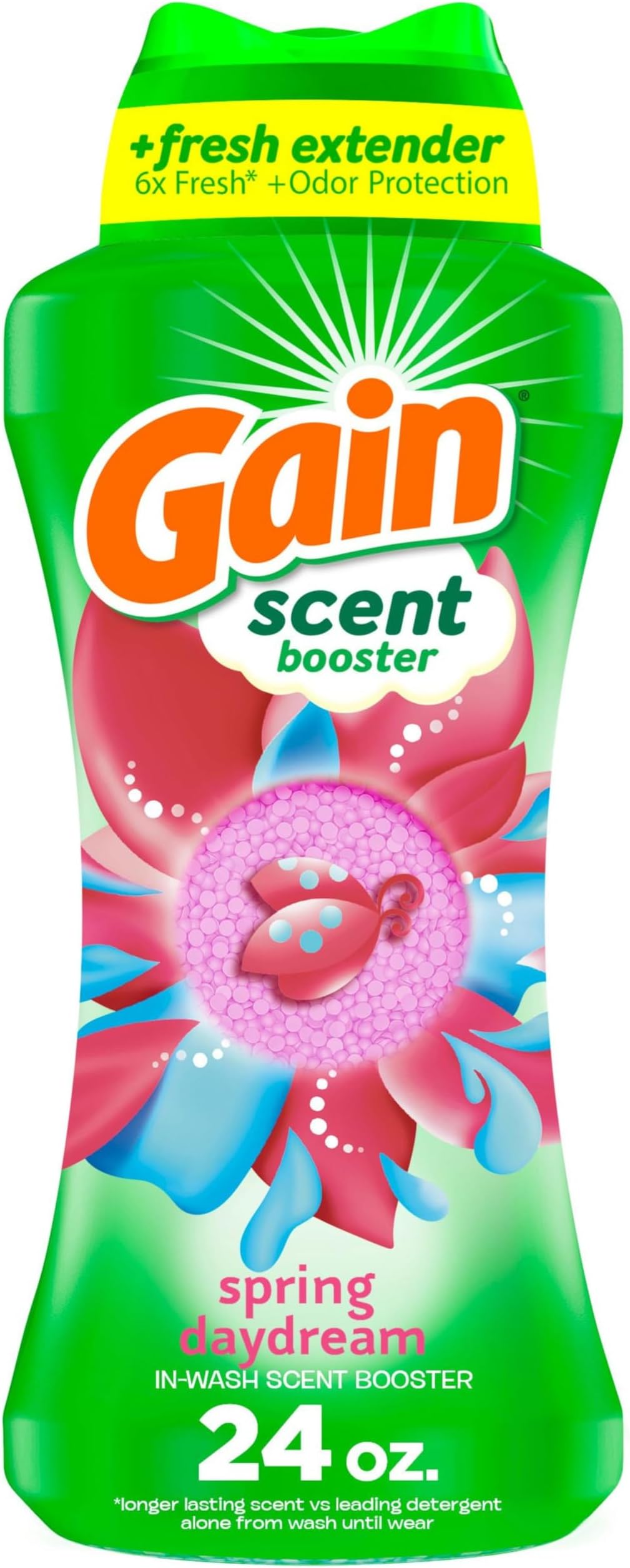 Gain Fireworks Laundry Scent Booster Beads, HE Compatible, Spring Daydream Scent, 24 fl oz
