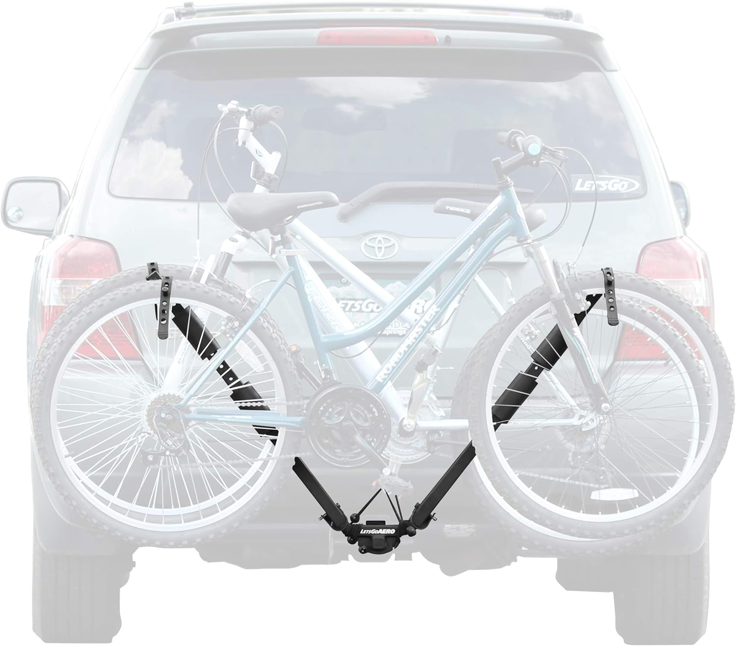Let's Go Aero NEO™-2 Two Bike Hitch Mount V-Rack (Model B01748)