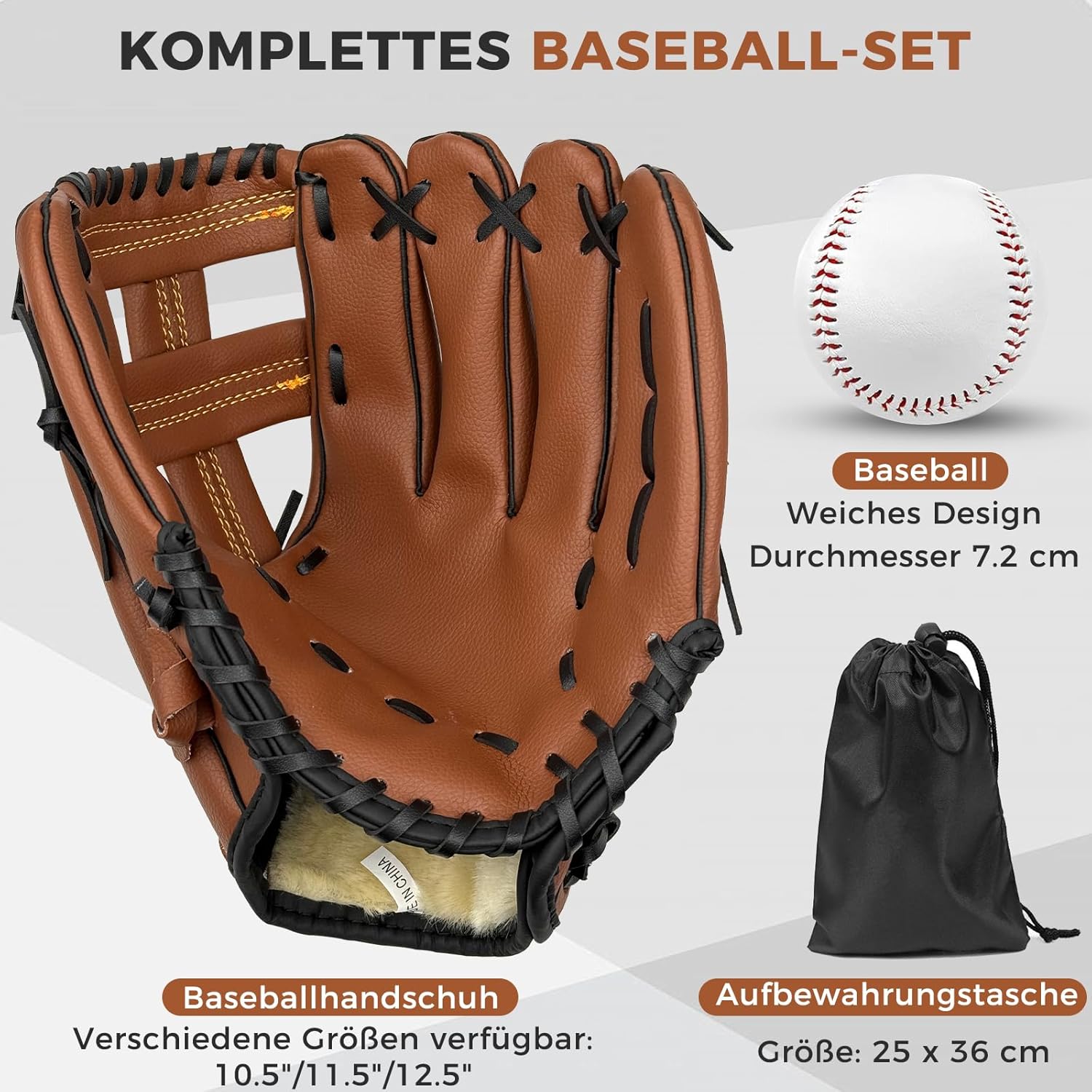 Baseball kesztyű méret összehasonlítás