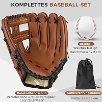 LeapBeast Baseball Kesztyű Labdával, Softball Kesztyű Gyerekeknek és Felnőtteknek, Edzés és Verseny 4