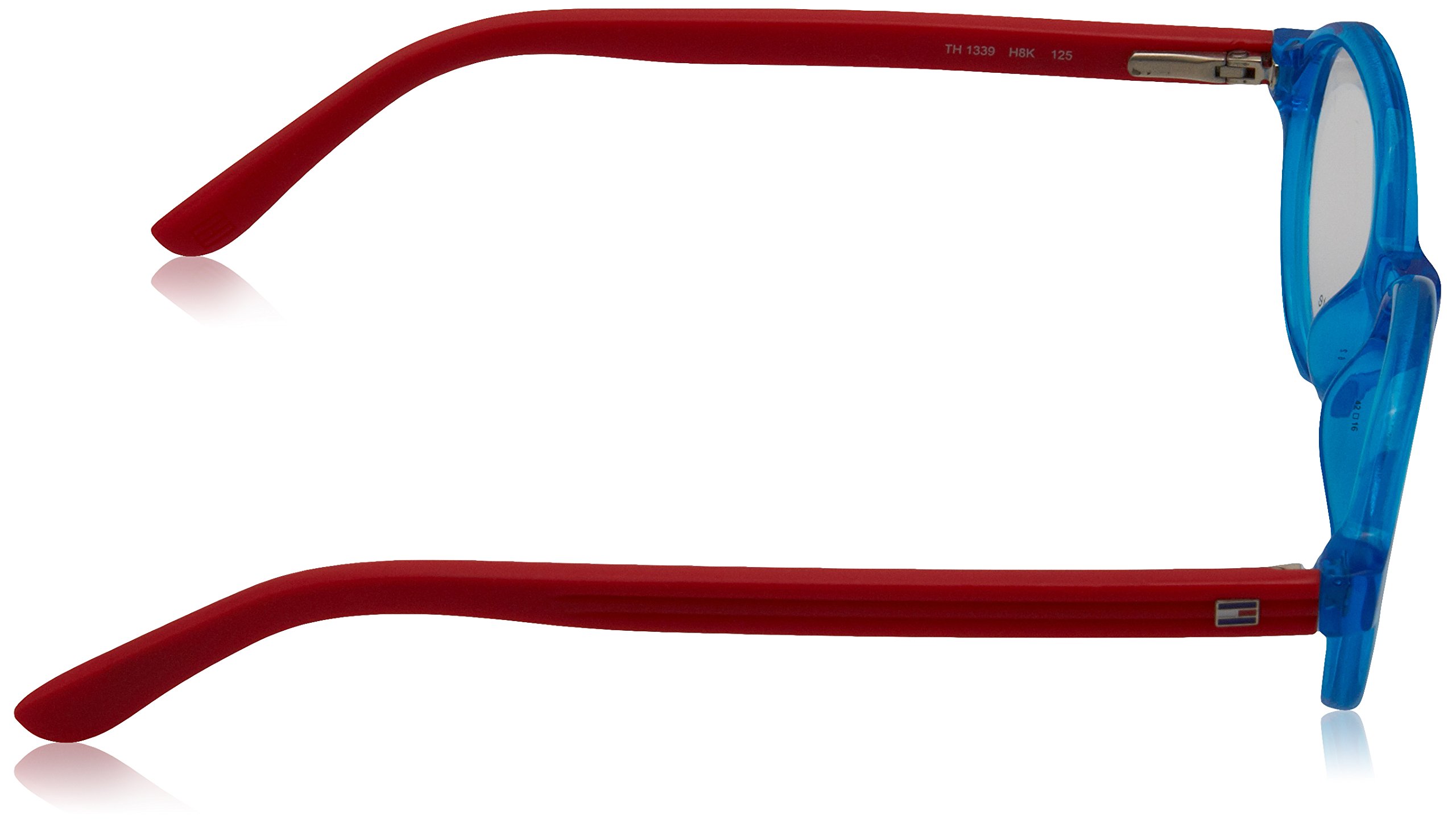 Tommy Hilfiger Unisex dziecięce TH 1339 H8R 42 okulary przeciwsłoneczne, niebieskie (niebieskie błękitne)