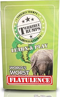 Terrible Trumps Worlds Worst FLATULENCE........ an Educational & Fun Animal Trumps Card Game | A Family Travel Card Game for Kids and Adults | Top Scoring Card Trumps & Wins