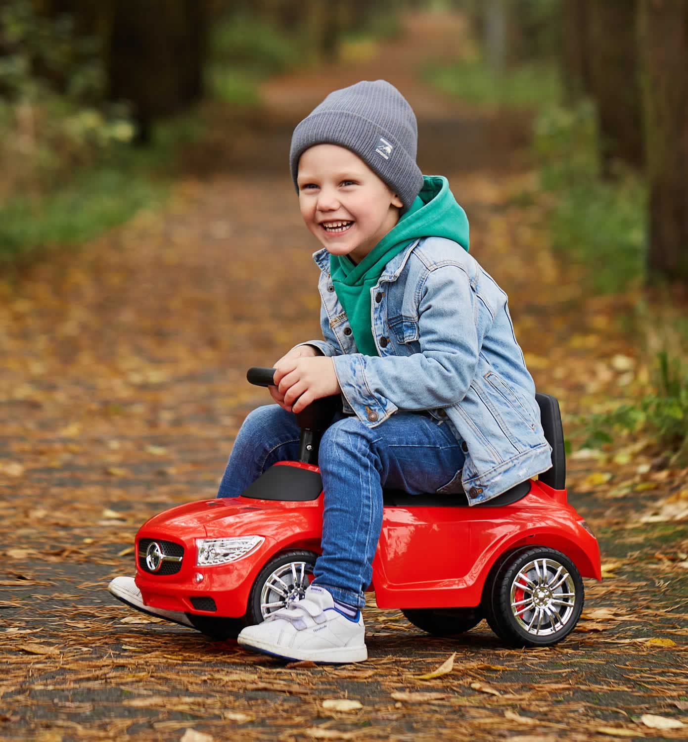 Rutscher Auto pink Super Car Nr.3 Sound Kinder Rutscherfahrzeug Lauflernhilfe