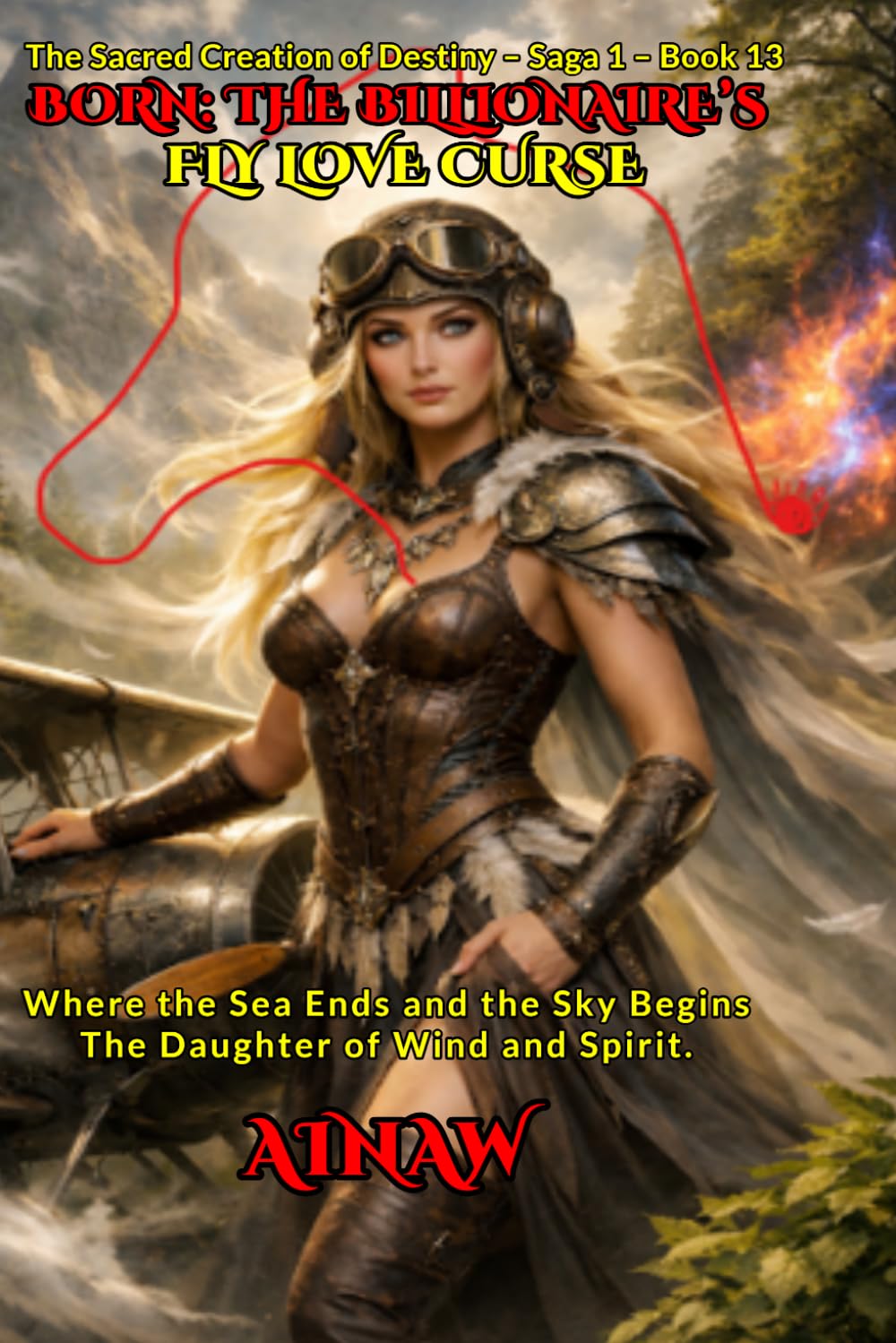 BORN: THE BILLIONAIRE’S FLY LOVE CURSE: Where the Sea Ends and the Sky Begins. The Daughter of Wind and Spirit (THE SACRED CREATION OF DESTINY - SAGA ONE.)