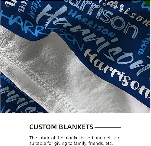 Miniatura 10 de xsdnb Manta de bebé personalizada con nombre para niños, manta personalizada para niños, manta para niños pequeños para guardería, mantas