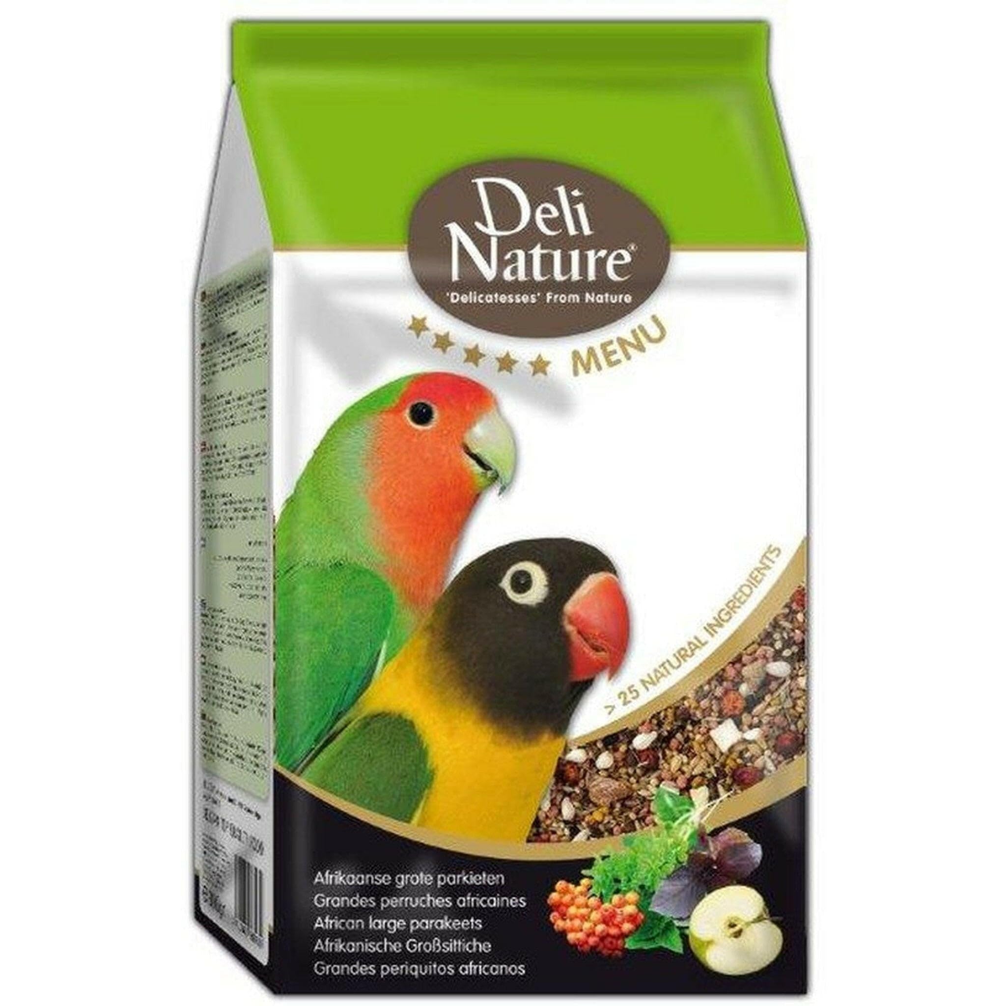 Delinature Mixed for African Cottage Menu 5 x 800 g, Birds