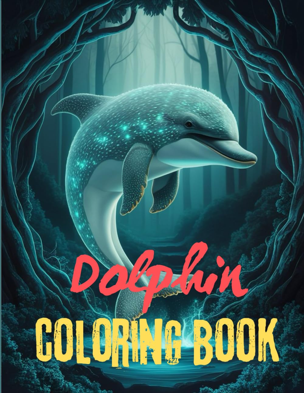 Dolphin coloring book