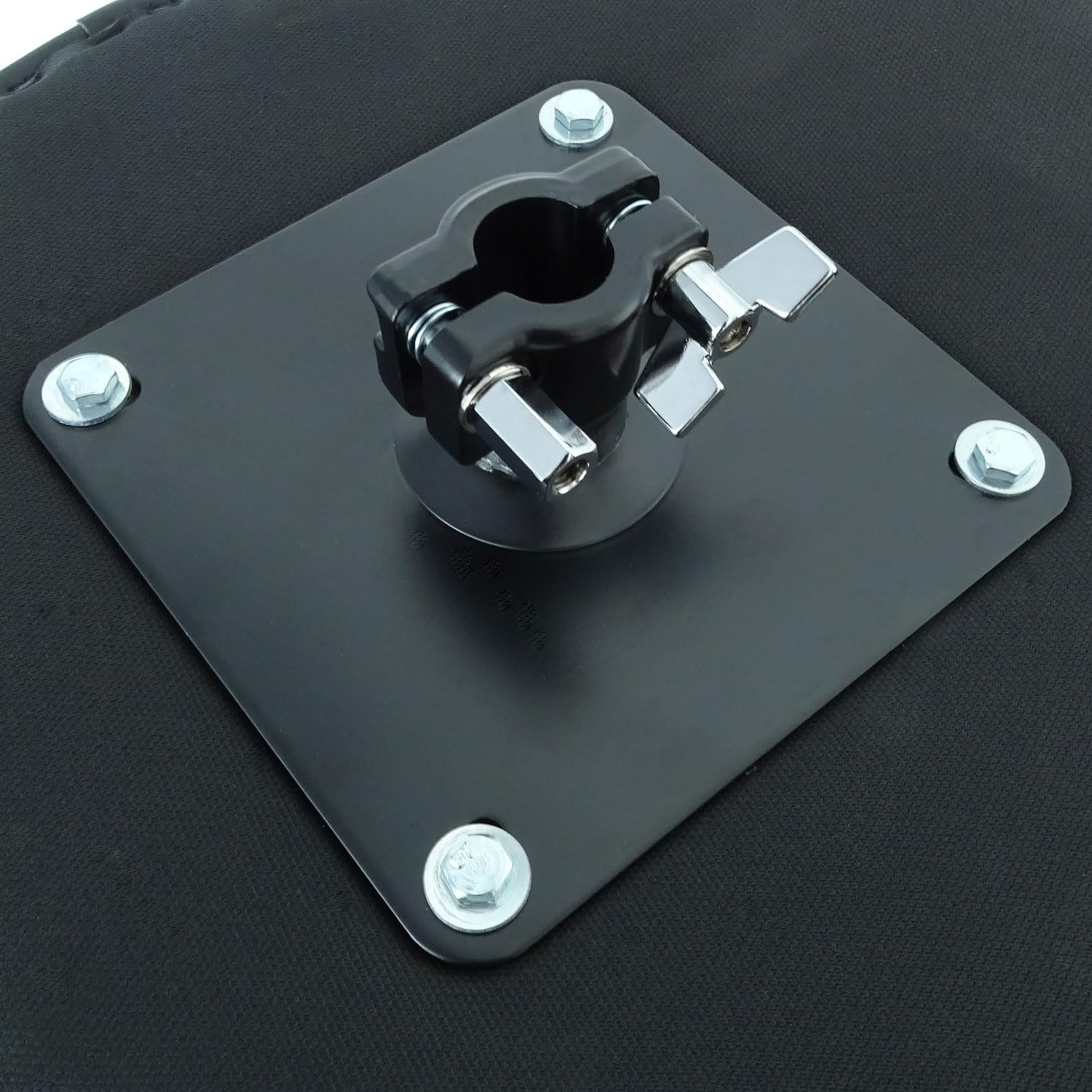 Roc-N-Soc - Taburete de tambor con asiento redondo, color negro