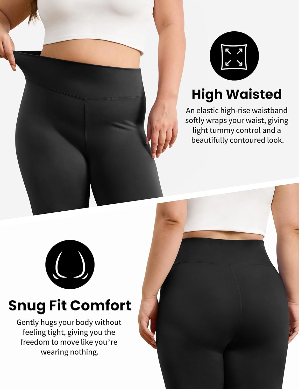 VALANDY Creamlush Plus Size Leggings for Women-High Waisted Tummy Control Buttery Soft Yoga Pants - Image 6