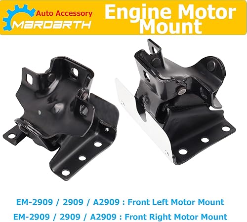 Miniatura 2 de Soportes de motor izquierdo y derecho 2 piezas para 99-06 Silverado Tahoe Sierra 1500 V8 4.8L 5.3L 6.0L, reemplazar OE A2909 A2909