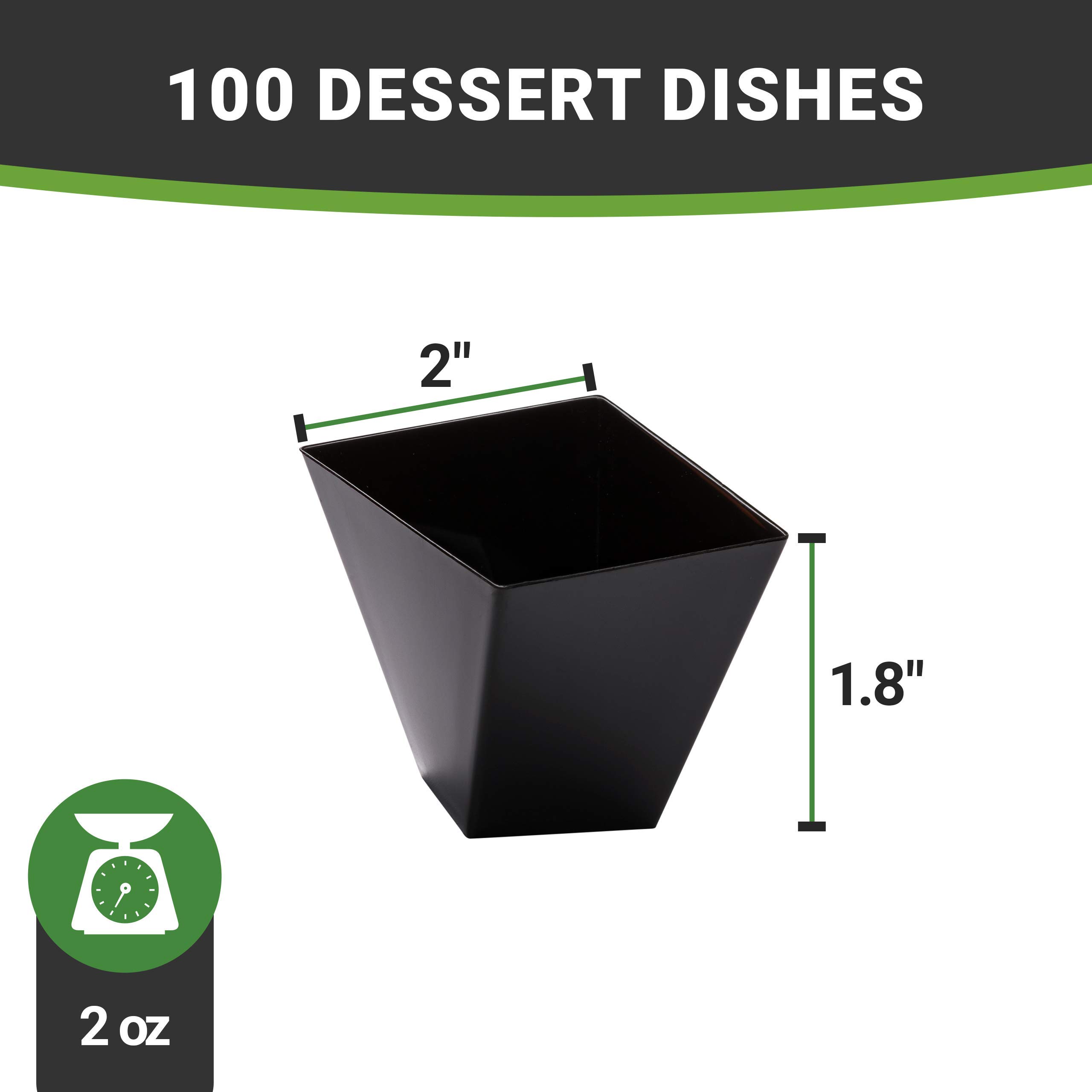 Restaurantware Girata Dessert Dish 100 count box