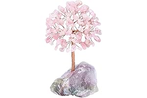 Jovivi Rose Quartz Crystal Tree