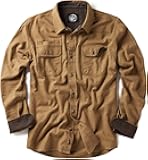 CQR Men's 100% All Cotton Button Down Flannel Shirts, Long Sleeve Brushed Warm Soft Casual Outdoor Plaid Shirt