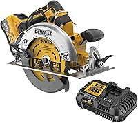 DEWALT 20V MAX XR DCS590WW1 Brushless Cordless 7-1/4" Circular Saw Kit - 1700 MWO Power, 368 Cuts per Charge