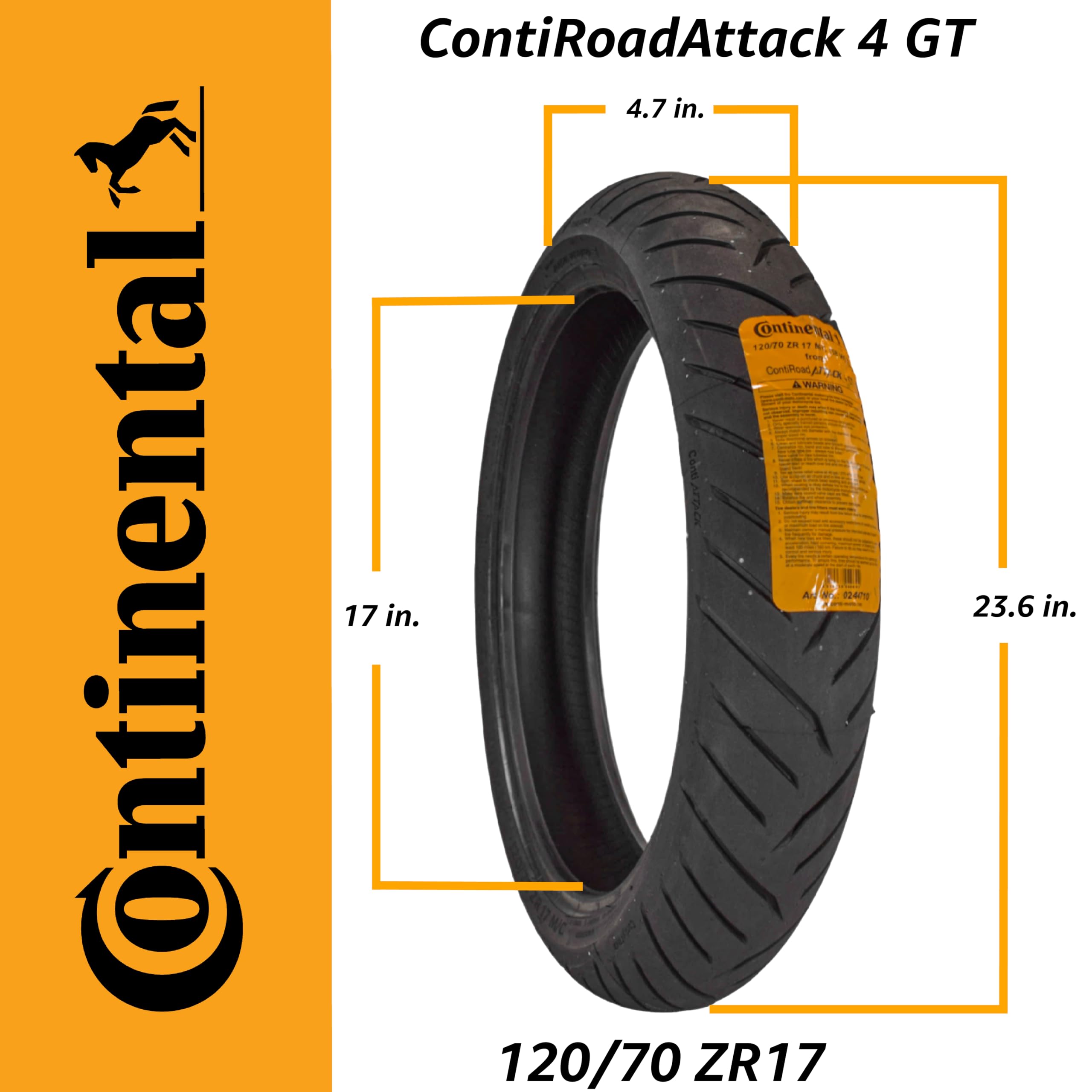Amazon.com: Continental ContiRoadAttack 4 GT Sport Touring