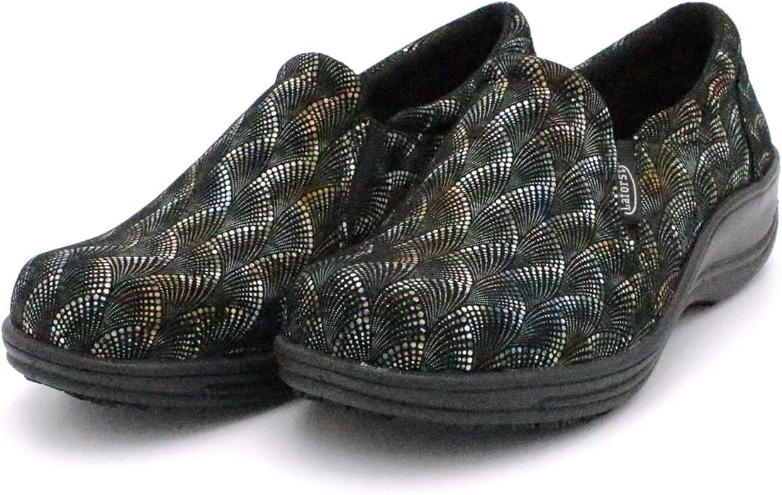 Laforst Rachel 7003 Womens Leather Nonslip Server Slip On Clog