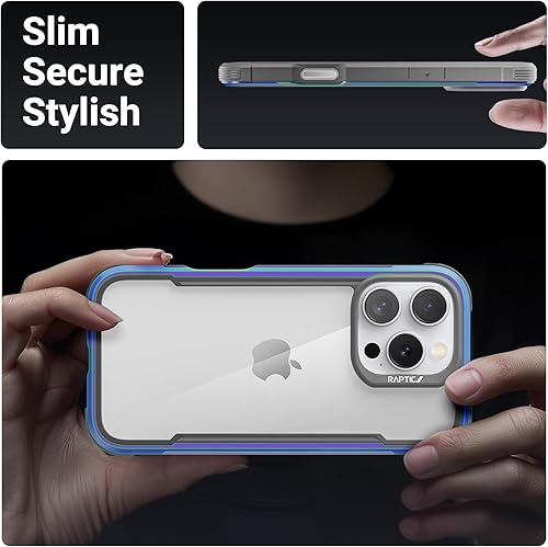 Miniatura 6 de RAPTIC Shield - Funda para iPhone 16 Pro, para botón de captura 2024 a prueba de golpes transparente, grado militar probado en caídas de 13 pies,