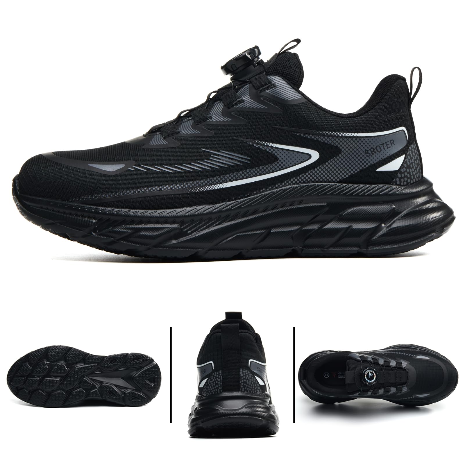 Zapatos de Seguridad para Hombre Mujer Zapatillas de Seguridad con Punta de Acero Ligero Zapatos de Trabajo Comodo Zapatillas Trabajo Transpirable Antideslizante