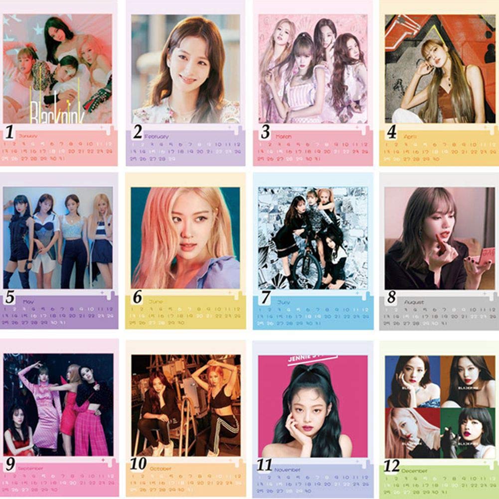 Cotrdocigh Kpop BTS Bangtan Boys Map of the Soul 7 Calendar Poster Love Yourself 2020 Official Photo Desktop Calendar for ...