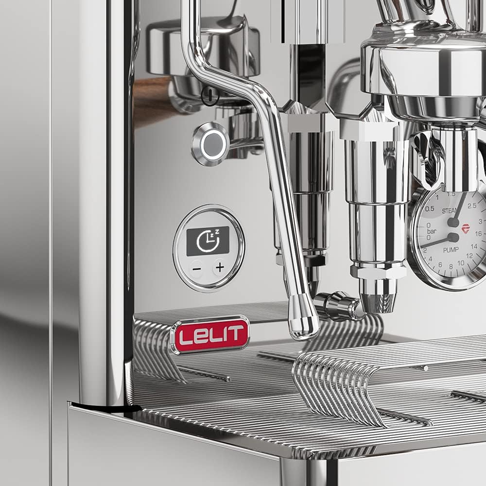 LELIT Bianca PL162T, Macchina da caffè prosumer con gruppo L58E e paddle, dual boiler e LCC per gestire tutti i parametri