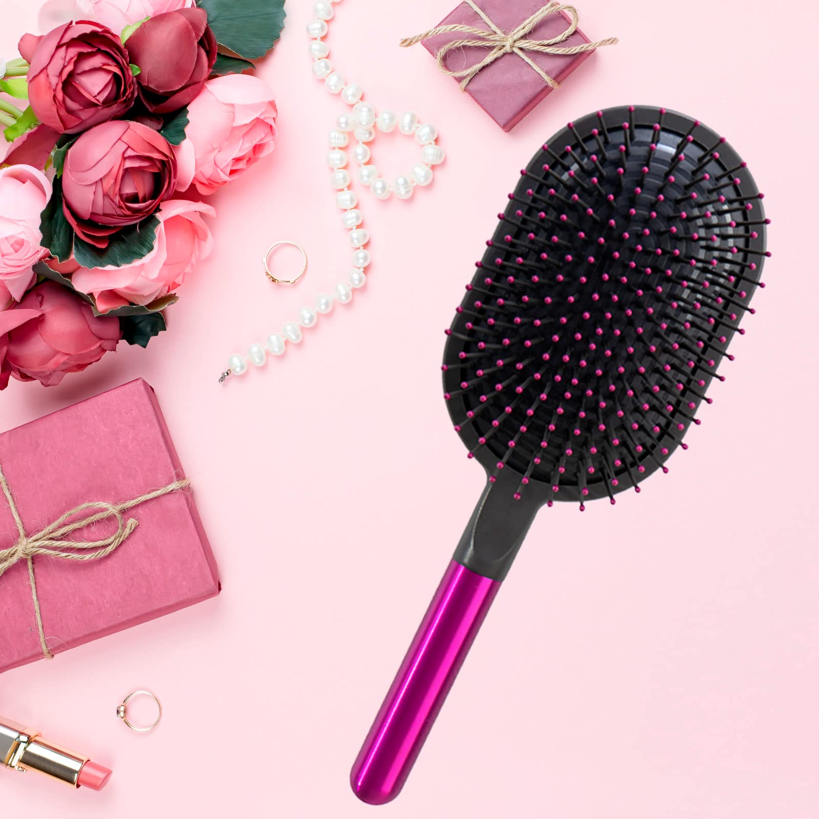 Spazzola per capelli professionale per districare, asciugare e lisciare la spazzola per capelli grande per tutti i tipi di capelli, spazzola per capelli da donna