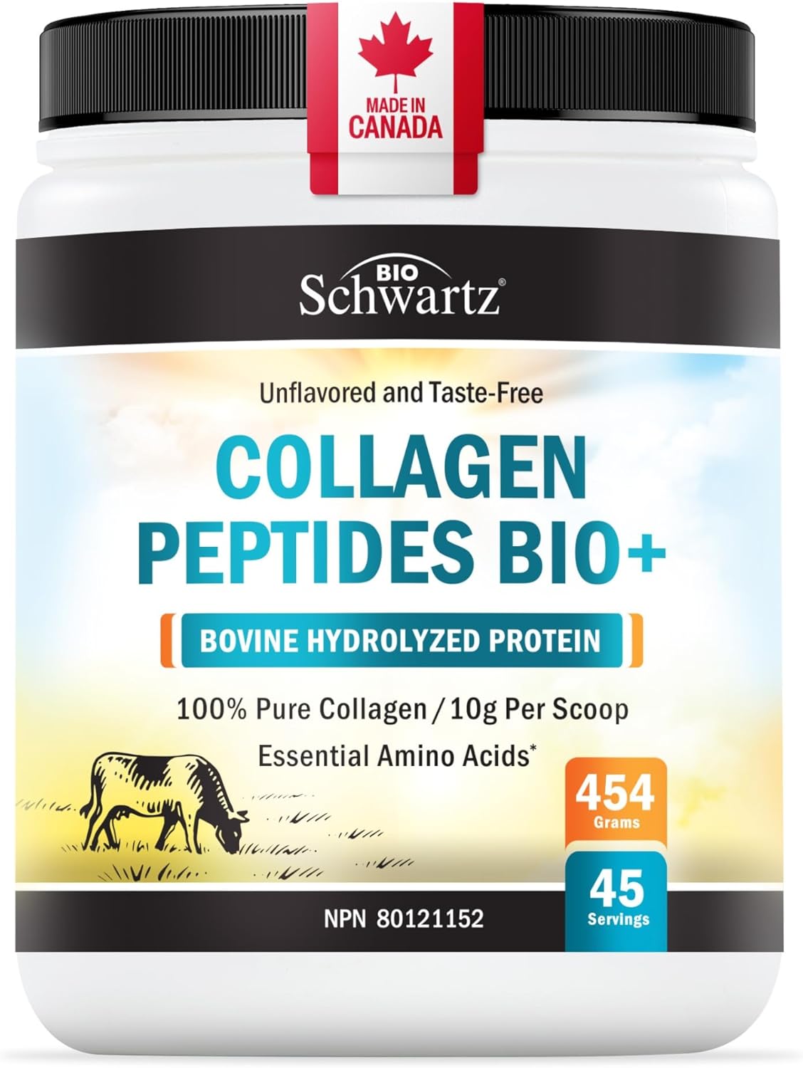 Collagen Peptides Powder | Hydrolyzed Collagen Powder with 18 Essential Amino Acids | Supports Healthy Skin Hair & Nails | Bone & Joint Support | Unflavored, Non GMO, Gluten Free | Easy to Mix | 16 oz Collagen Peptides Powder | Hydrolyzed Collagen Powder with 18 Essential Amino Acids | Supports Healthy Skin Hair & Nails | Bone & Joint Support | Unflavored, Non GMO, Gluten Free | Easy to Mix | 16 oz