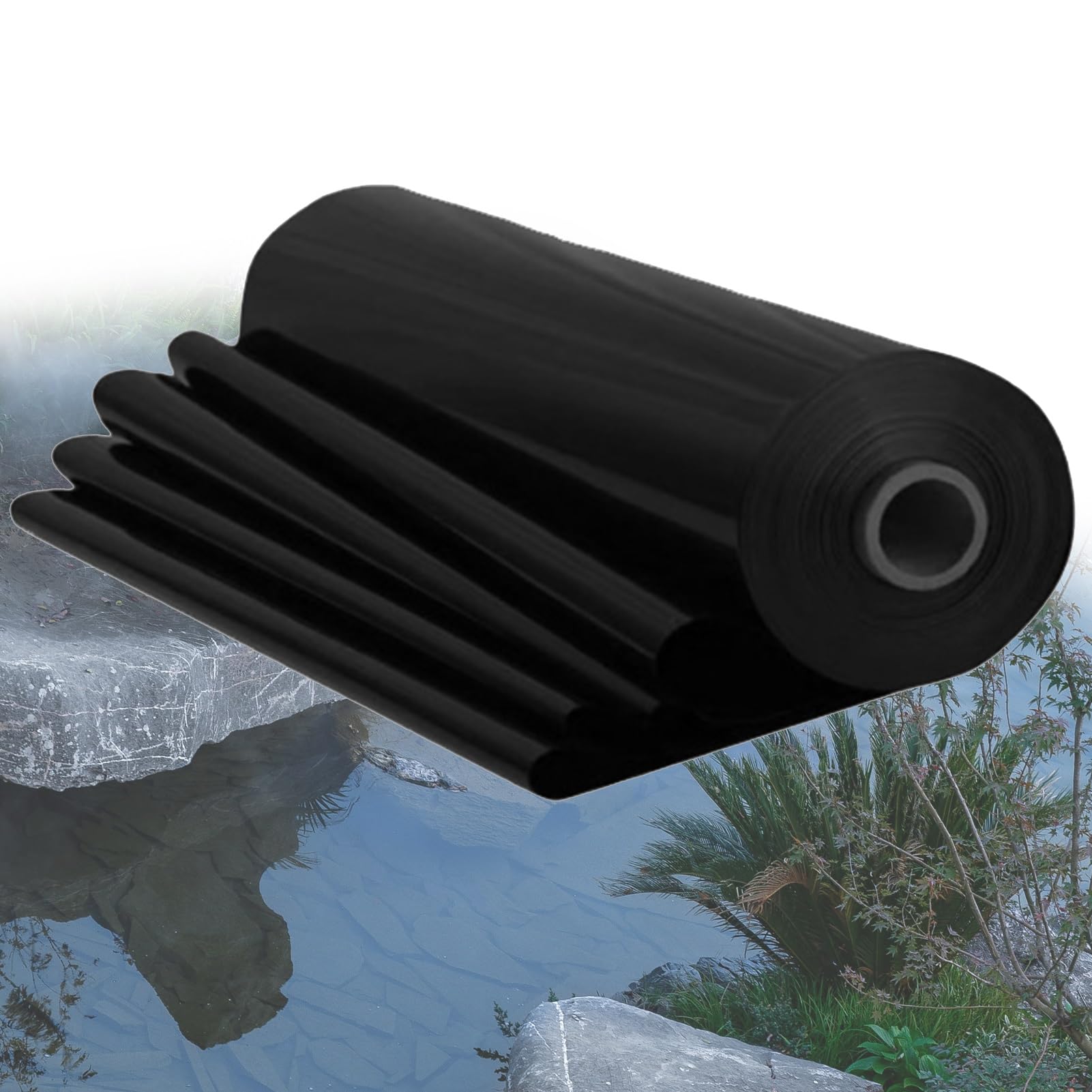 Bâche pour bassin à poissons résistante de 20 mil bâche étanche ruisseau 2x3m