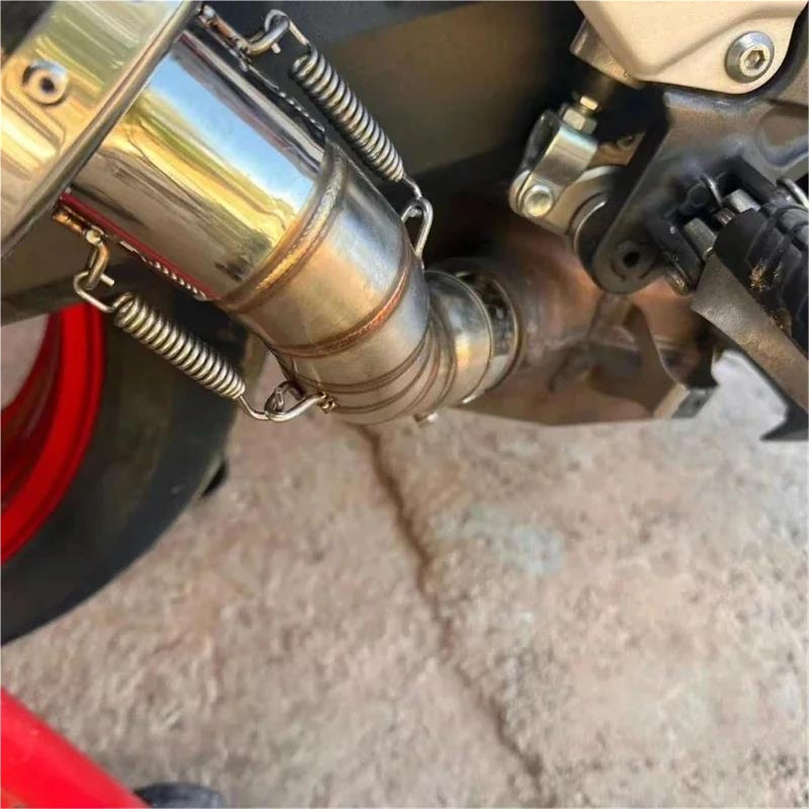 Tubo Collegamento Centrale Scarico Moto Collegare Il Tubo Marmitta Da 51 Mm Per Z900 2017-2024 Parte del corpo