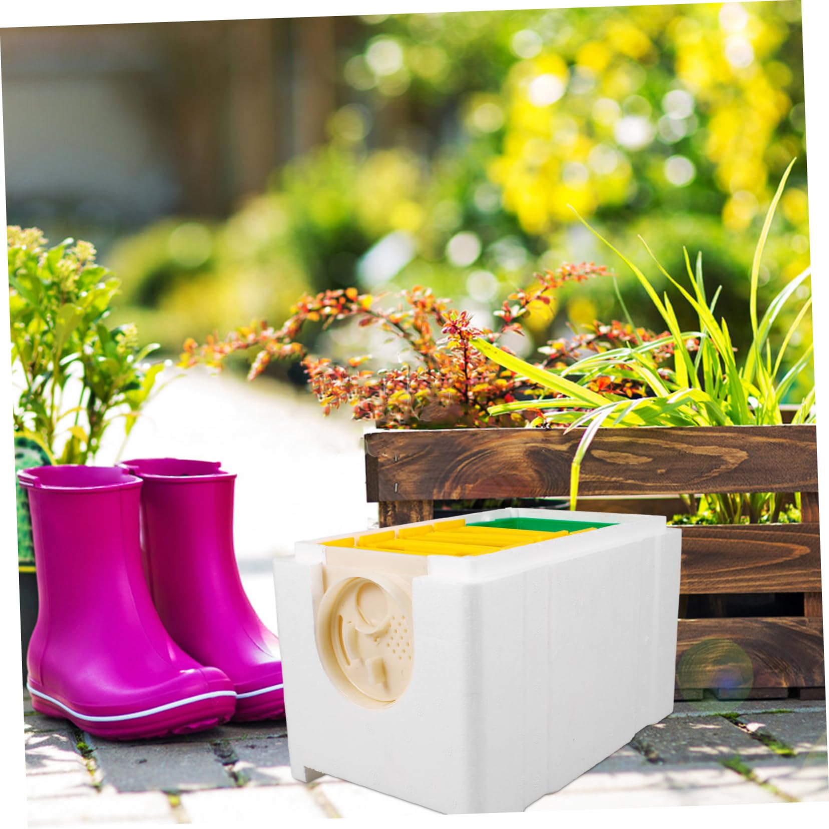 SUPVOX 2pezzi Beehive Multi-grid Bee Feeding Box Per Accoppiamento e Accessorio Per Allevamento Apistico Facile Trasportare e Usare Per Apicoltori e