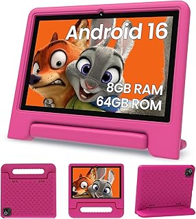 ApoloSignage Android 15 2025 Kids Tablet, 10" HD Display, Octa-core Processor, 8GB RAM, 64GB ROM (Expandable to 1TB), with Price In India
