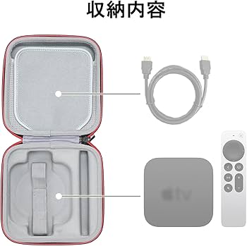 Amazon.co.jp: 収納ケース Apple TV 4K 2021 / TV 4k 2022/TV HD 対応