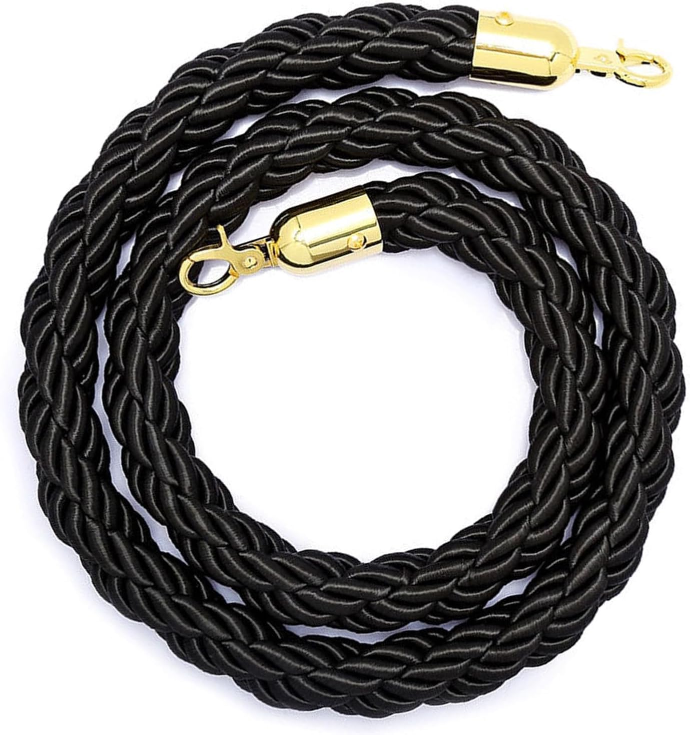 ZBBGTJK Braided Hemp Queue Barrier Rope -Safety Barrier for Effective Crowd Control Event Management Queueing Solutions Outdoor & Indoor Use.